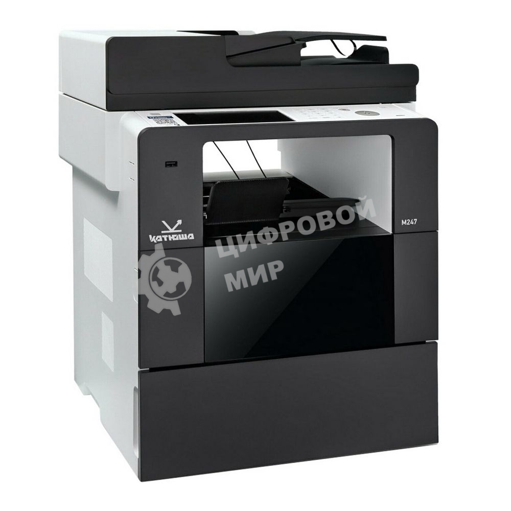 МФУ лазерное Катюша M247e, A4, ч/б, печ. 47 стр/мин., скан. до 60 стр/мин., 1200 x 1200 dpi (печать) 600 x 600 DPI (скан.), USB, Ethernet, Wi-Fi