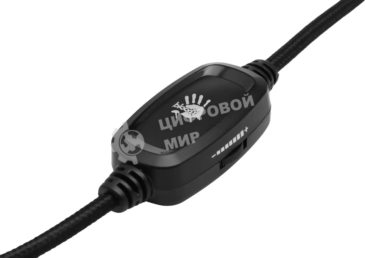 Гарнитура проводная с микрофоном A4Tech Bloody G260p черный 2м мониторные USB оголовье (G260P)