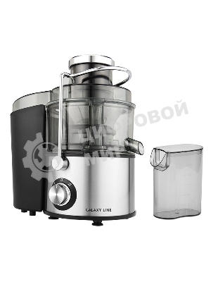Соковыжималка GALAXY LINE GL 0810 серебристый, центробежная, 1200 Вт, 500 мл, электронное