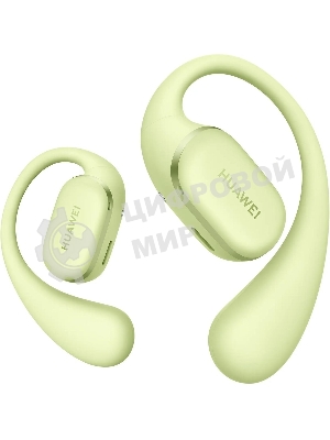 Наушники TWS Huawei FreeArc (Moose-T00) зеленый, открытые (накладные с дужкой), Bluetooth, до 7 ч
