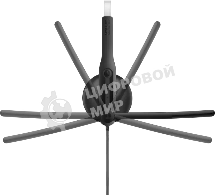 Гарнитура накладные Edifier CC100 1.5м черный проводные оголовье