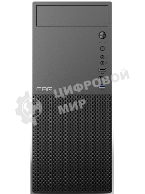 Компьютерный корпус CBR PCC-ATX-E188-WPSU ATX Miditower E188, без БП, 1*USB 3.0, 2*USB 2.0, HD Audio+Mic, черный
