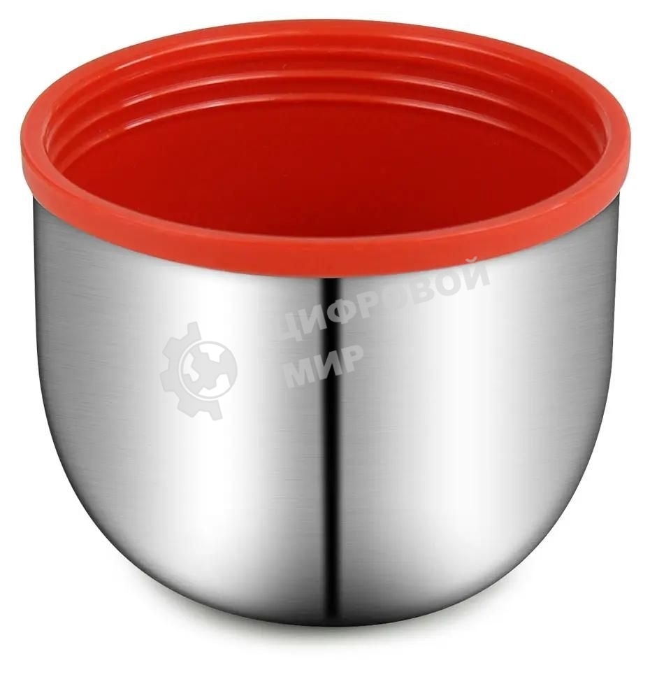 Термос Starwind 20-1000 1 л, серебристый/красный, картонная коробка