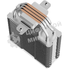 Кулер для процессора Thermalright Assassin X 120 R Digital ARGB White (4-pin PWM, 151mm, Al/Cu, 4x6mm, ARGB, 1x120mm, 70.84CFM, 29.8dBA, 2000RPM, S: 1851/1700/1200/115X, AM5/AM4, white)