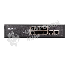 Коммутатор Falcon Eye FE-8FPG2, 8×100 Мбит/с PoE + 2×1 Гбит/с, неуправляемый