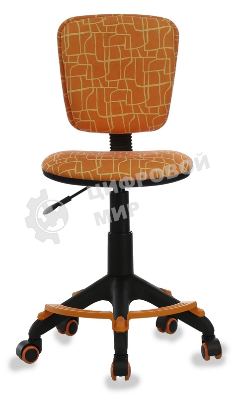 Кресло детское Бюрократ CH-204-F/GIRAFFE оранжевый жираф колеса оранжевый