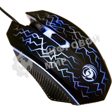 Мышь проводная Dialog Gan-Kata MGK-08U черный, 1600 dpi, USB, кнопки - 4