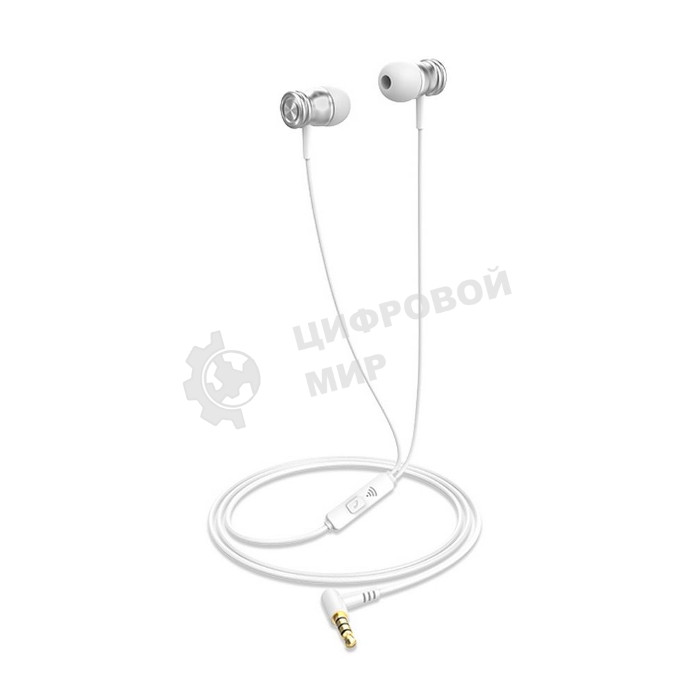 Наушники проводные Havit Wired earphone белый