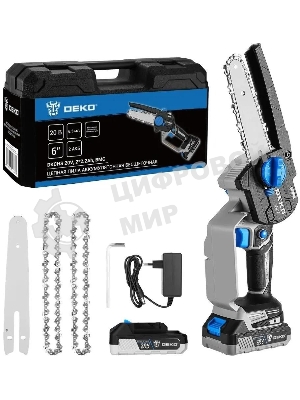 Цепная пила Deko DKCHS 20V, 6 20Вт дл. шины: 6