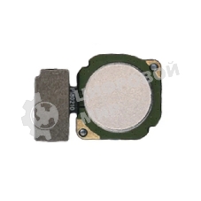 Кнопка HOME в сборе с механизмом и шлейфом для Huawei Honor 7X, золотая