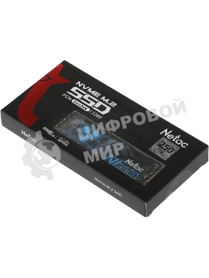 Накопитель SSD Netac NV3000, 250Gb, PCIe 3.0 x4, M.2 2280, NVMe, R/W 3000/1400