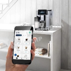 Кофемашина DeLonghi ECAM 610.75.MB металлик/черный, исп. кофе - зерновой/молотый, 2.2 л, 1450 Вт, 19 Бар