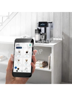 Кофемашина DeLonghi ECAM 610.75.MB металлик/черный, исп. кофе - зерновой/молотый, 2.2 л, 1450 Вт, 19 Бар