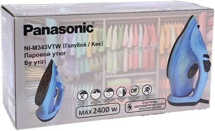 Утюг Panasonic NI-M343VTW 2400 Вт синий
