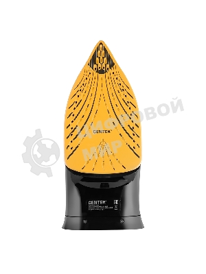 Утюг Centek CT-2358 желтый/черный, 3000 Вт, 50 г/мин, 190 г/мин, 380 мл