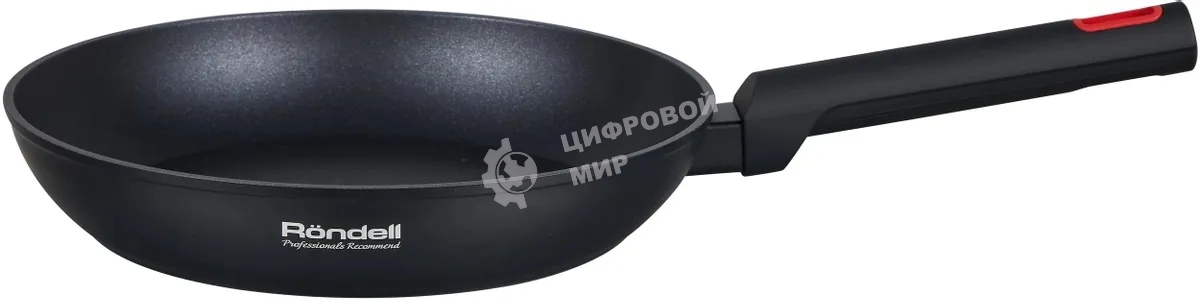 Сковорода Rondell Urban Pro RDA-1987 круглая 28см, покрытие: Xylan Plus ручка несъемная (без крышки) черный
