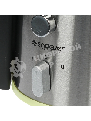 Соковыжималка Endever Sigma 75 серебристый, центробежная, 400 Вт, 450 мл, электронное