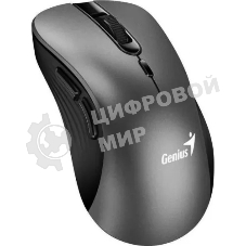 Мышь беспроводная Genius Ergo 8100S серый, 1600 dpi, радиоканал, USB, кнопки - 6