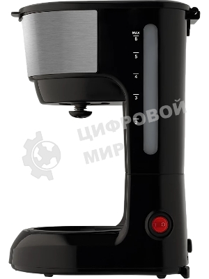 Кофеварка капельная Scarlett SC-CM33012 черный, исп. кофе - молотый, 0.6 л, 600 Вт.