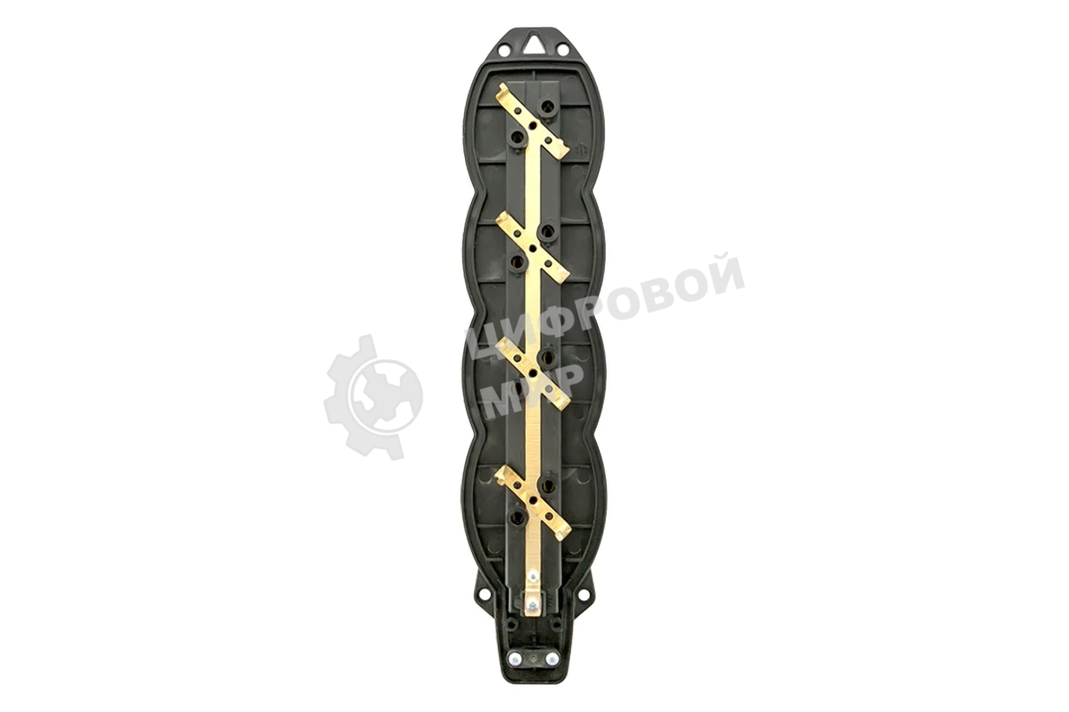 Розетка EKF RPS-020-16-230-44 PROxima четырехместная с защитными крышками каучуковая 230В 2P+PE 16A IP44