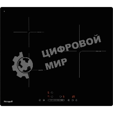 Индукционная варочная поверхность Weissgauff HI 630 BSG, 3 конфорки, стеклокерамика, 6600 Вт