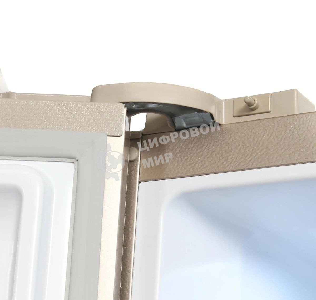 Холодильник Hyundai CS6073FV шампань трехкамерный 329/223л морозилка сбоку, No Frost, Side by Side