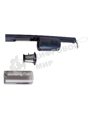 Пылесос вертикальный Endever SkyClean VC-298 темно-синий, питание от сети, 450 Вт, уборка сухая, пылесборник 0.5 л