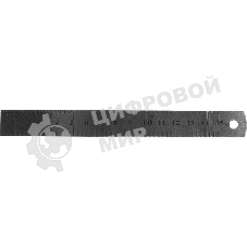 Линейка измерительная Sparta 150 мм, металлическая