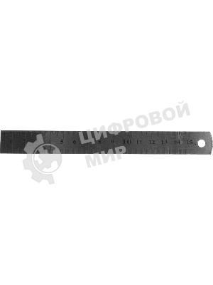 Линейка измерительная Sparta 150 мм, металлическая