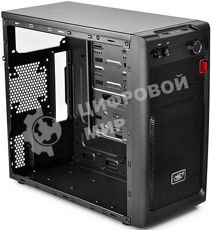 Компьютерный корпус Deepcool SMARTER, mATX/mini-ITX, без БП, 1x USB 3.0, 1x USB 2.0.