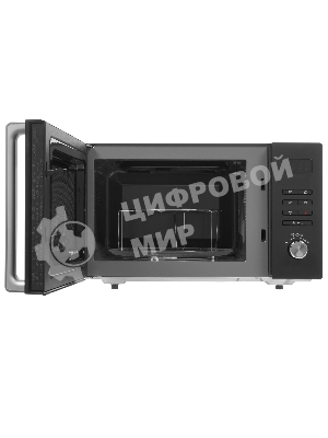 Микроволновая печь Hyundai HYM-M2062 черный, 23 л, 800 Вт, переключатели - кнопки, поворотный механизм