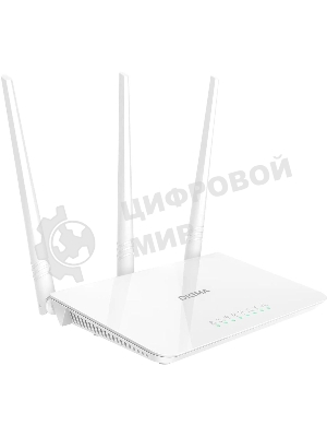 Роутер беспроводной Digma DWR-N302 N300 10/100BASE-TX белый (упак.:1шт)