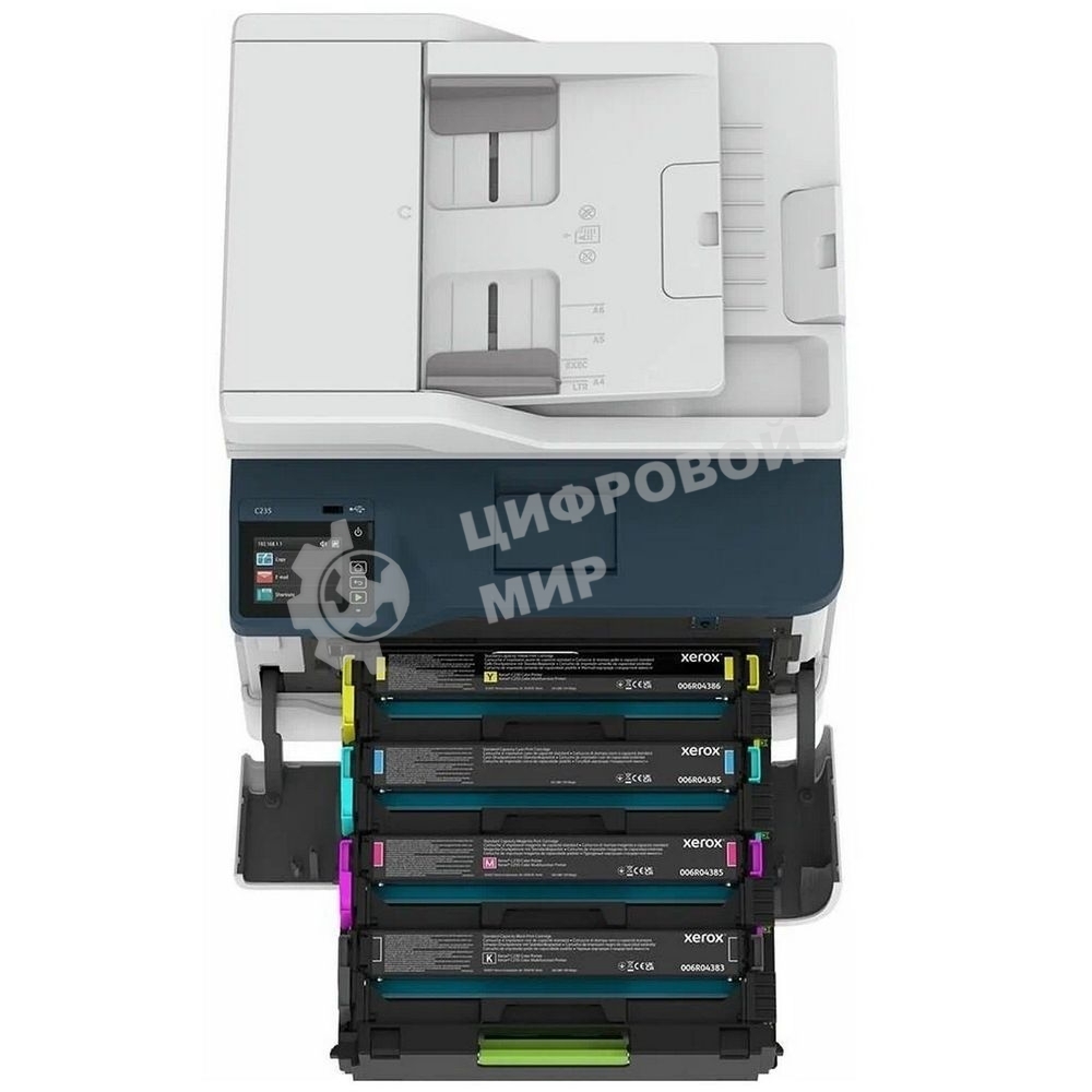 МФУ лазерное Xerox С235V_DNI, A4, цветной, печ. до 22 стр/мин., скан. до 20 стр/мин., 600x600dpi, Ethernet, Wi-Fi, USB