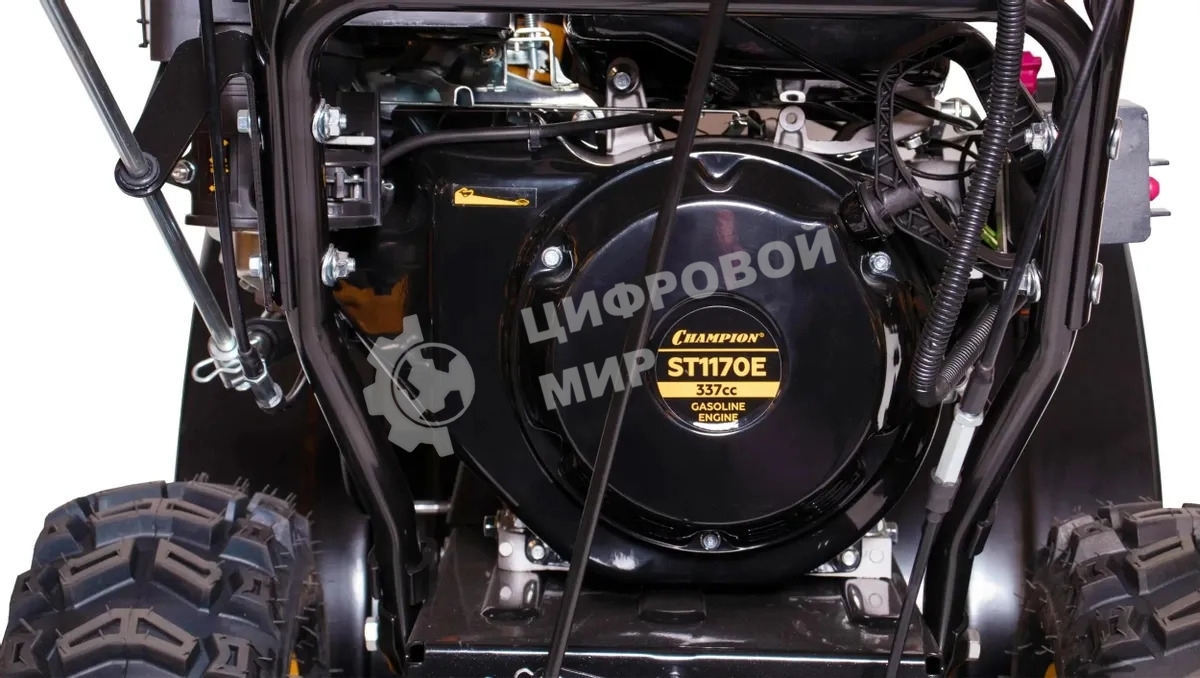 Снегоуборщик Champion ST 1170E бензиновый 11лс 337см3 шир.захв.70см выс.захв.55см ск.6+2 122кг