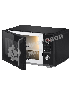 Микроволновая печь BBK 25MWS-954T/B черный, 25 л, 900 Вт, переключатели - кнопки, поворотный механизм