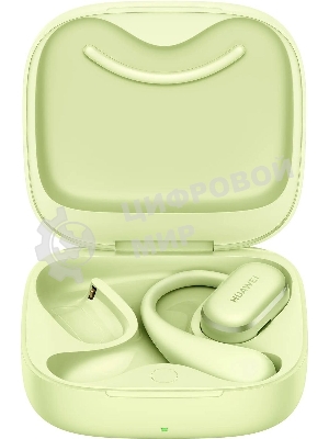 Наушники TWS Huawei FreeArc (Moose-T00) зеленый, открытые (накладные с дужкой), Bluetooth, до 7 ч