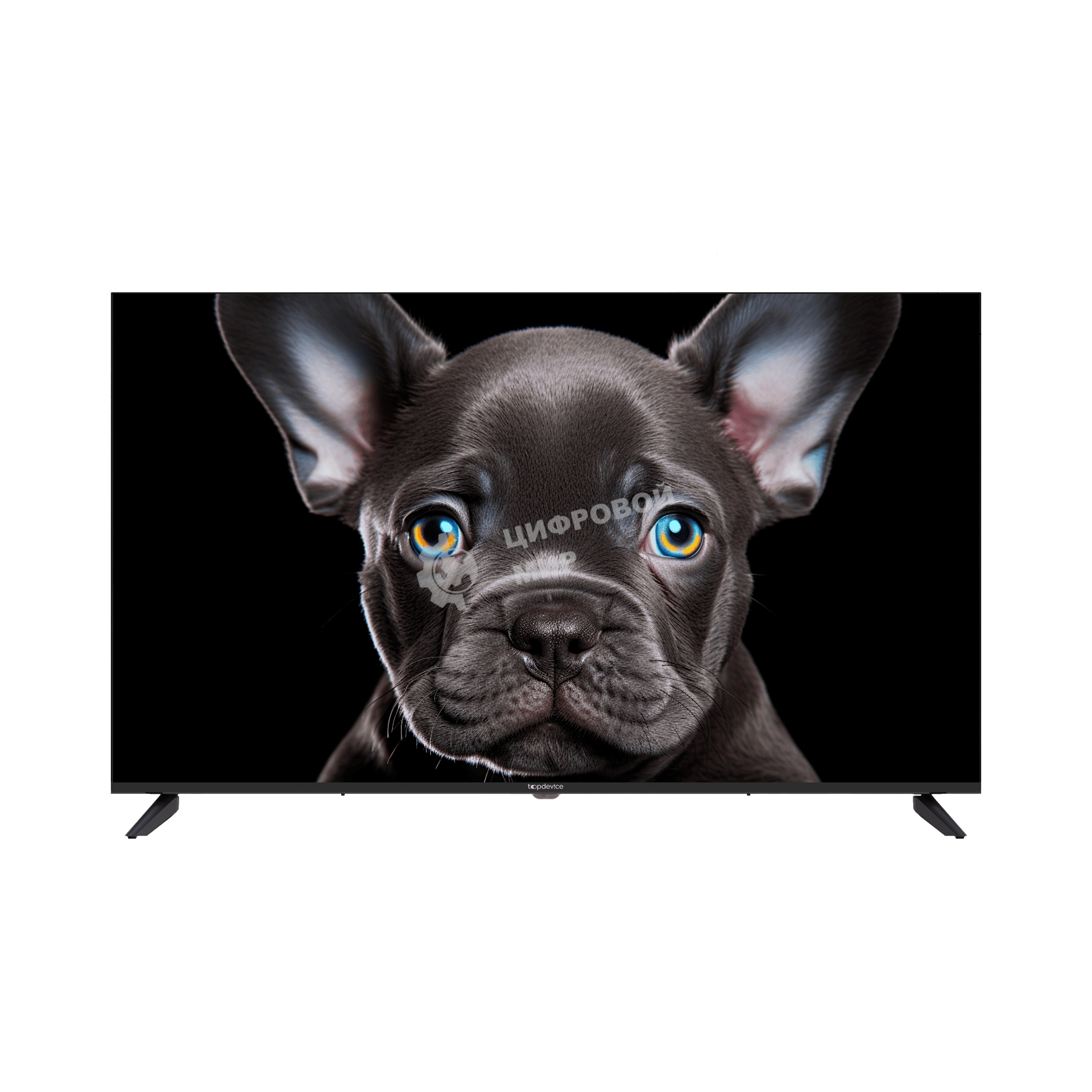 Телевизор TopDevice 50'' TDTV50CS08U_BK черный UHD Smart TV Салют