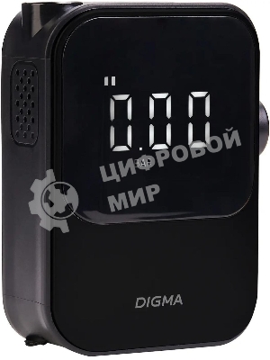 Автомобильный компрессор Digma QBK-120B черный, шланг 0.2м