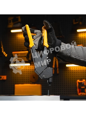 Заклепочник ручной Denzel 285 мм, поворотный, 0-360, заклепки 2,4-3,2-4,0-4,8 мм