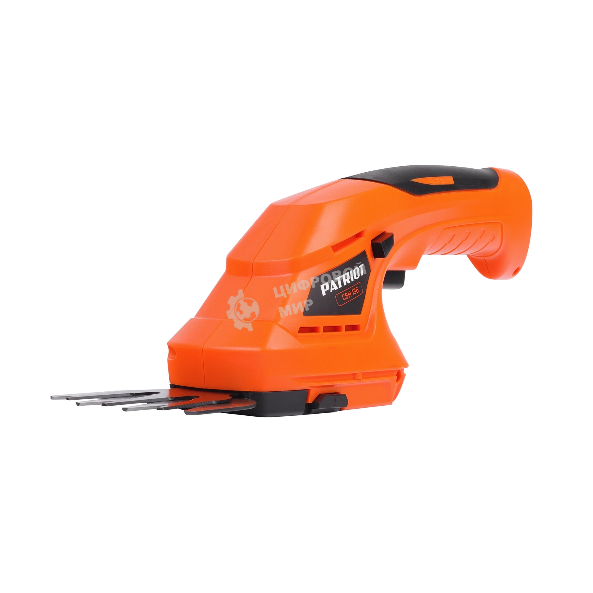 Ножницы-кусторез аккумуляторные PATRIOT CSH 136 3,6В, лазерная заточка, ширина 80мм, макс. 8мм, акб 1,5 Ah