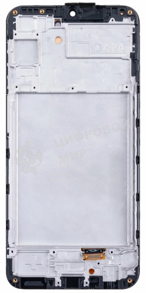 Дисплей для Samsung Galaxy A24 SM-A245F в сборе с тачскрином и рамкой, черный