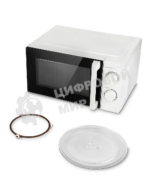 Микроволновая печь Vitek VT-MW0120 белый/серебристый, 20 л, 700 Вт, переключатели - поворотный механизм