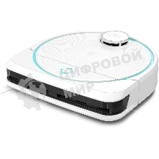 Робот-пылесос HOBOT LEGEE-D8 белый/бирюзовый, 4900 мAч Li-Ion, уборка сухая/влажная, пылесборник контейнер 0.5 л