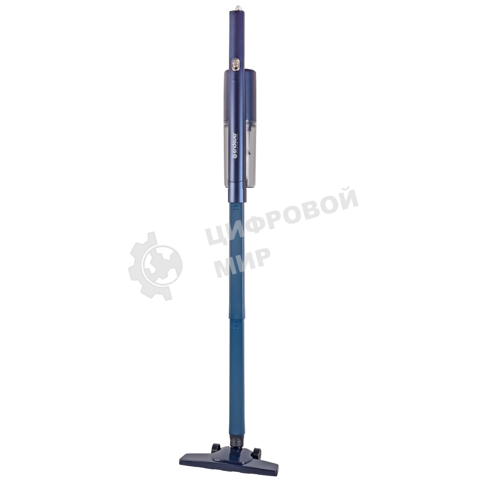 Пылесос вертикальный Endever SkyClean VC-298 темно-синий, питание от сети, 450 Вт, уборка сухая, пылесборник 0.5 л