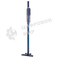 Пылесос вертикальный Endever SkyClean VC-298 темно-синий, питание от сети, 450 Вт, уборка сухая, пылесборник 0.5 л