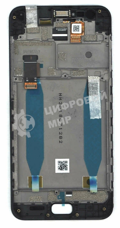 Дисплей для Asus ZenFone Live ZB553KL, черный с рамкой