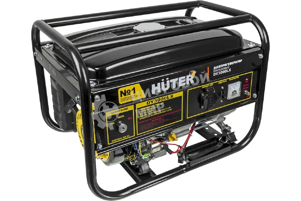 Электрогенератор бензиновый Huter DY3000LX, 2.7 кВт, 67 дБ, 45 кг
