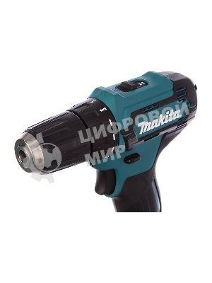 Дрель-шуруповерт Makita DF333DWAE, 12 В, 2 Ач, 30 Нм, щеточный