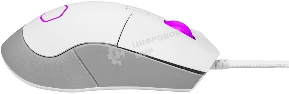 Мышь проводная Cooler Master MM-310-WWOL1 белый, 12000 dpi, USB Type-A, кнопки - 6
