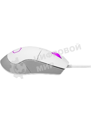 Мышь проводная Cooler Master MM-310-WWOL1 белый, 12000 dpi, USB Type-A, кнопки - 6